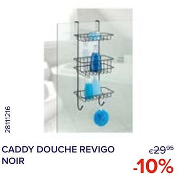 Promotions Caddy douche revigo noir -10% - Wenko - Valide de 01/03/2022 à 31/03/2022 chez Euro Shop