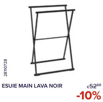 Promotions ESUIE MAIN LAVA NOIR -10% - Wenko - Valide de 01/03/2022 à 31/03/2022 chez Euro Shop