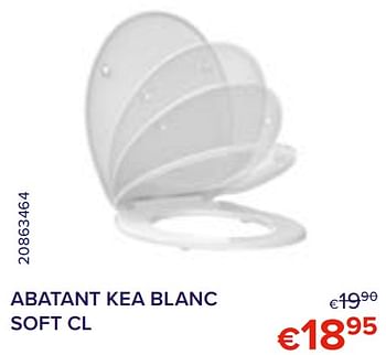 Promotions Abatant kea blanc soft cl - Allibert - Valide de 01/03/2022 à 31/03/2022 chez Euro Shop