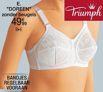 Promoties Doreen triumph beha zonder beugels - Triumph - Geldig van 01/03/2022 tot 31/03/2022 bij Damart