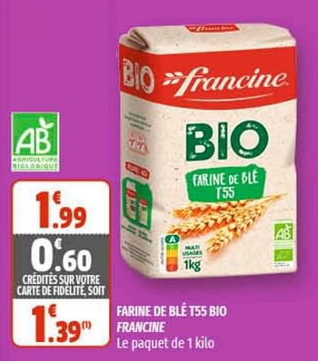 Farine de blé T55 - Francine