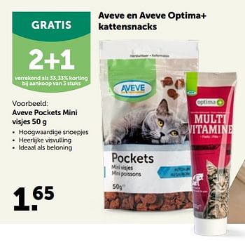 Promoties Aveve pockets mini visjes - Huismerk - Aveve - Geldig van 09/03/2022 tot 19/03/2022 bij Aveve