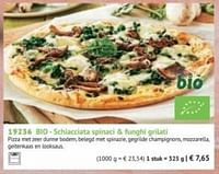 Bio-schiacciata spinaci + funghi grilati-Huismerk - Bofrost