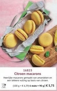 Citroen macarons-Huismerk - Bofrost