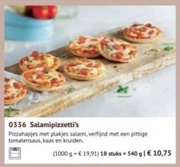 Promoties Salamipizzetti`s - Huismerk - Bofrost - Geldig van 07/03/2022 tot 31/08/2022 bij Bofrost