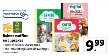 Promoties Bakset muffins en cupcakes - Huismerk - Lidl - Geldig van 14/03/2022 tot 20/03/2022 bij Lidl