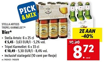 Promoties Bier - Huismerk - Lidl - Geldig van 14/03/2022 tot 20/03/2022 bij Lidl