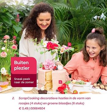Promoties Scrapcooking decoratieve hosties - Scrapcooking - Geldig van 04/03/2022 tot 31/07/2022 bij Ava