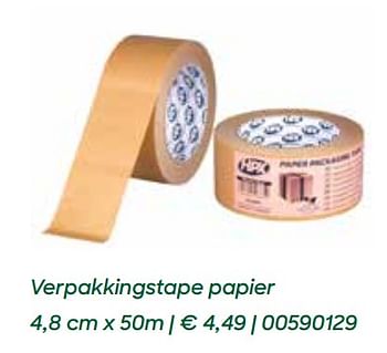 Promoties Verpakkingstape papier - HPX - Geldig van 04/03/2022 tot 31/07/2022 bij Ava