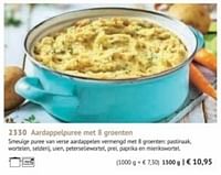 Aardappelpuree met 8 groenten-Huismerk - Bofrost