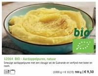 Bio - aardappelpuree natuur-Huismerk - Bofrost