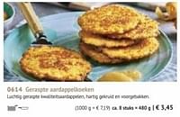 Geraspte aardappelkoeken-Huismerk - Bofrost