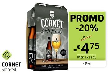 Promoties Cornet smoked - Cornet  - Geldig van 11/03/2022 tot 24/03/2022 bij BelBev