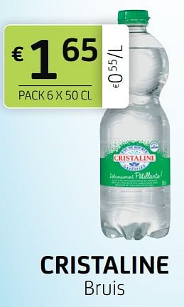 Promoties Cristaline - Cristaline - Geldig van 11/03/2022 tot 24/03/2022 bij BelBev