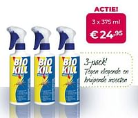 Bio kill 3-pack! tegen vliegende en kruipende insecten-BSI