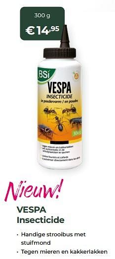 Promoties Vespa insecticide - BSI - Geldig van 13/03/2022 tot 31/10/2022 bij Multi Bazar
