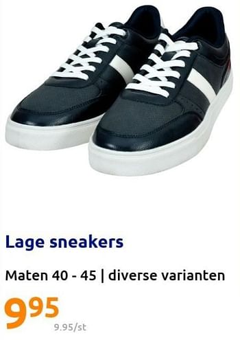 Promoties Lage sneakers - Huismerk - Action - Geldig van 09/03/2022 tot 15/03/2022 bij Action