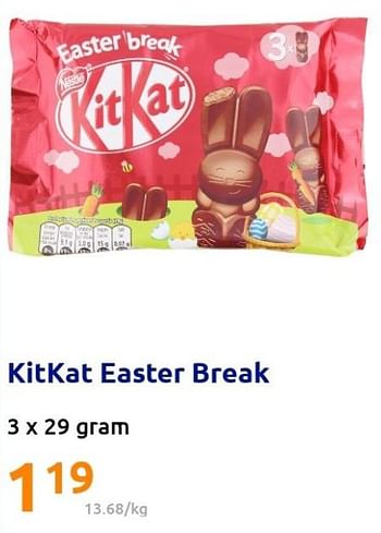 Promoties Kitkat easter break - Nestlé - Geldig van 09/03/2022 tot 15/03/2022 bij Action