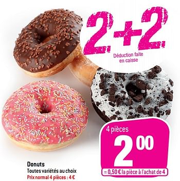 Promotions Donuts - Produit maison - Match - Valide de 09/03/2022 à 15/03/2022 chez Match