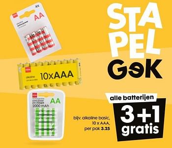 Promoties Alkaline basic - Huismerk - Hema - Geldig van 09/03/2022 tot 15/03/2022 bij Hema