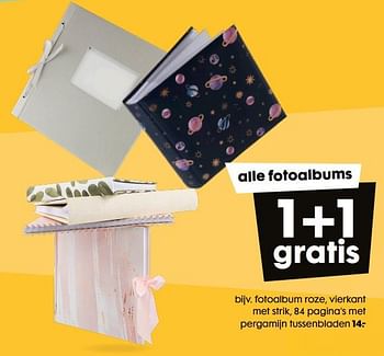 Promoties Fotoalbum roze - Huismerk - Hema - Geldig van 09/03/2022 tot 15/03/2022 bij Hema