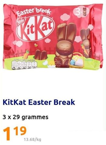 Promotions Kitkat easter break - Nestlé - Valide de 09/03/2022 à 15/03/2022 chez Action
