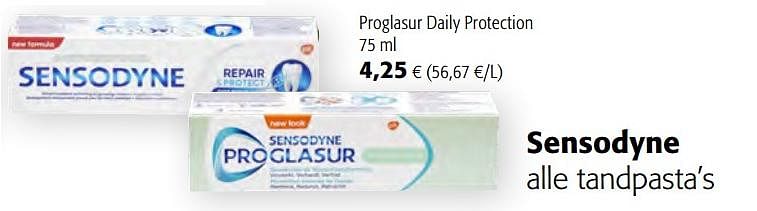 sensodyne proglasur colruyt