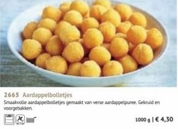 Promoties Aardappelbolletjes - Huismerk - Bofrost - Geldig van 07/03/2022 tot 31/08/2022 bij Bofrost