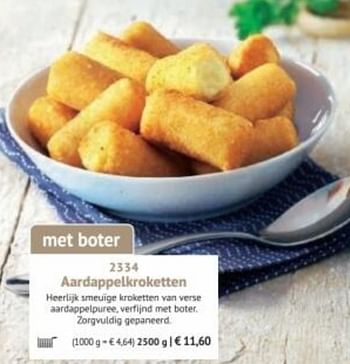 Promoties Aardappelkroketten - Huismerk - Bofrost - Geldig van 07/03/2022 tot 31/08/2022 bij Bofrost