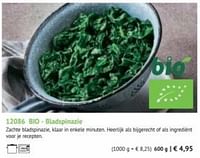 Bio - bladspinazie-Huismerk - Bofrost
