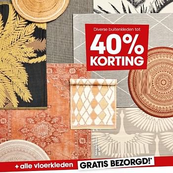 Promoties Buitenkleed toledo - Huismerk - Kwantum - Geldig van 14/03/2022 tot 20/03/2022 bij Kwantum