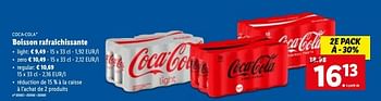 Promotions Boisson rafraîchissante - Coca Cola - Valide de 21/03/2022 à 26/03/2022 chez Lidl