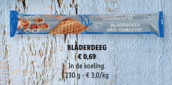 Promoties Bladerdeeg - Huismerk - Lidl - Geldig van 10/03/2022 tot 17/04/2022 bij Lidl
