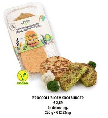 Promoties Broccoli-bloemkoolburger - Chef select & you - Geldig van 10/03/2022 tot 17/04/2022 bij Lidl