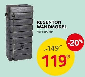 Promoties Regenton wandmodel - Huismerk - Brico - Geldig van 16/03/2022 tot 28/03/2022 bij Brico
