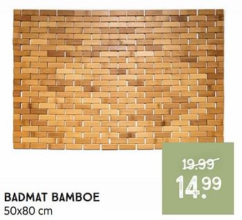 Promoties Badmat bamboe - Huismerk - Xenos - Geldig van 14/03/2022 tot 27/03/2022 bij Xenos