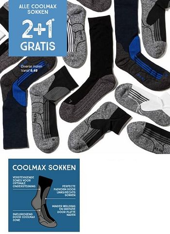 Promoties Coolmax sokken - Coolmax - Geldig van 14/03/2022 tot 27/03/2022 bij Xenos