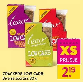 Promoties Crackers low carb - Huismerk - Xenos - Geldig van 14/03/2022 tot 27/03/2022 bij Xenos