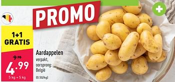 Promoties Aardappelen - Huismerk - Aldi - Geldig van 21/03/2022 tot 26/03/2022 bij Aldi