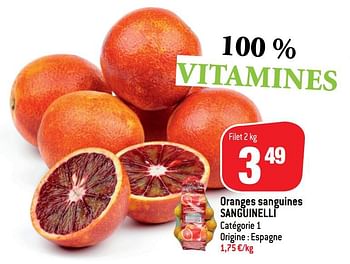 Promotions Oranges sanguines sanguinelli - Produit maison - Match - Valide de 16/03/2022 à 22/03/2022 chez Match