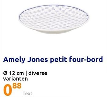 Promoties Amely jones petit four-bord - Huismerk - Action - Geldig van 16/03/2022 tot 22/03/2022 bij Action