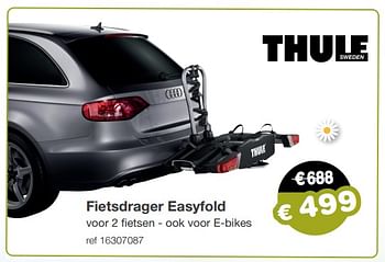 Promoties Fietsdrager easyfold - Thule - Geldig van 07/03/2022 tot 10/04/2022 bij Europoint