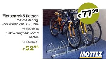 Promoties Fietsenrek5 fietsen - Mottez - Geldig van 07/03/2022 tot 10/04/2022 bij Europoint