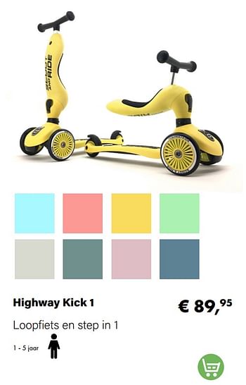 Promoties Highway kick 1 - Scoot & Ride - Geldig van 21/03/2022 tot 05/06/2022 bij Multi Bazar