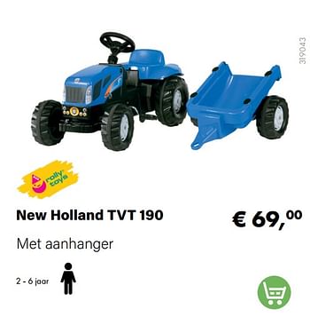 Promoties New holland tvt 190 - Rolly toys - Geldig van 21/03/2022 tot 05/06/2022 bij Multi Bazar