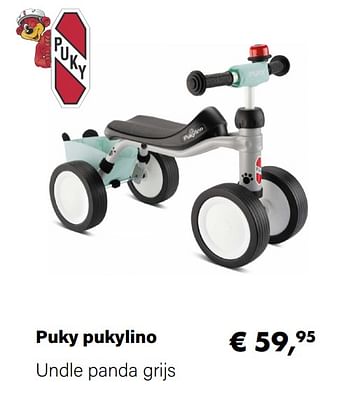 Promoties Puky pukylino - Puky - Geldig van 21/03/2022 tot 05/06/2022 bij Multi Bazar