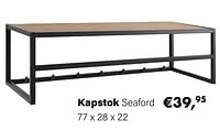 Kapstok seaford-Huismerk - Multi Bazar