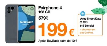 Promotions Fairphone 4 128 gb - Fairphone - Valide de 18/03/2022 à 31/03/2022 chez Orange