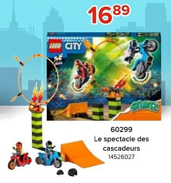 Promotions 60299 le spectacle des cascadeurs - Lego - Valide de 27/03/2022 à 17/04/2022 chez Euro Shop