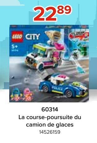 Promotions 60314 la course-poursuite du camion de glaces - Lego - Valide de 27/03/2022 à 17/04/2022 chez Euro Shop